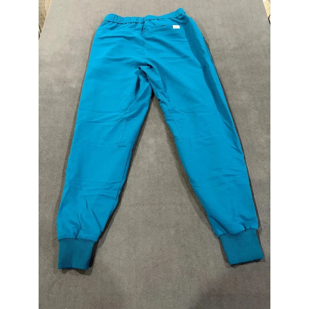 FIGS Technical Collection Jogger Scrub‎ Pants Mens XS/S Blue Drawstring Waist